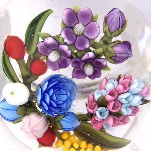 Small Lavender Floral Pwt by Clinton Smith